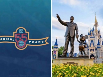 Walt Disney World celebra 55 anos em 2026 com nova logo e produtos comemorativos