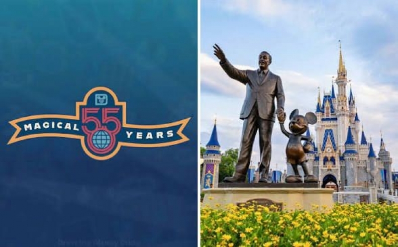 Walt Disney World celebra 55 anos em 2026 com nova logo e produtos comemorativos