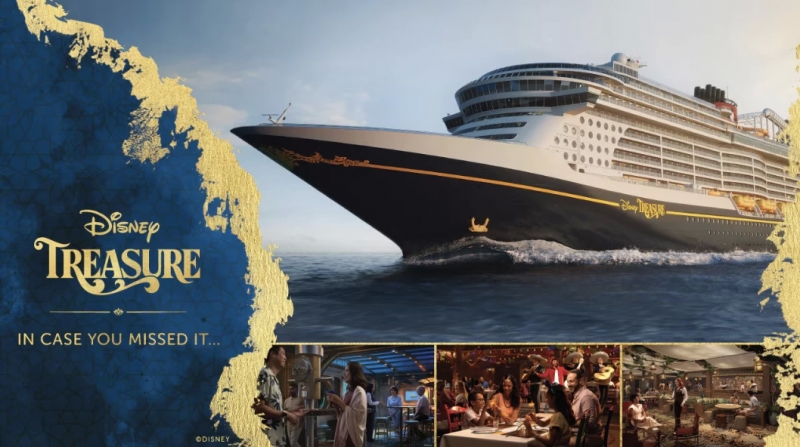 Disney Treasure: conheça o navio da Disney Cruise Line