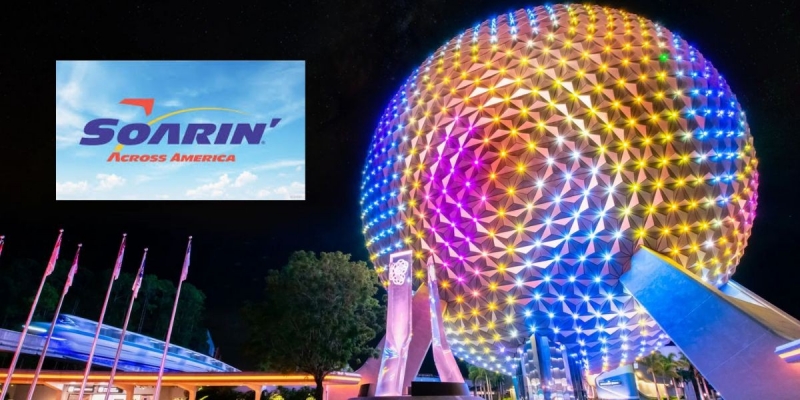 Soarin’ no EPCOT terá nova versão em maio de 2026: Disney revela como será o “Soarin’ Across America”