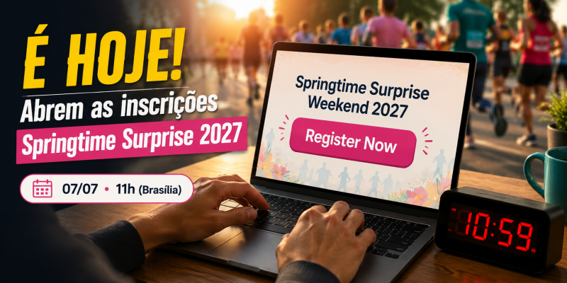 É hoje! Abrem as inscrições do runDisney Springtime Surprise 2027