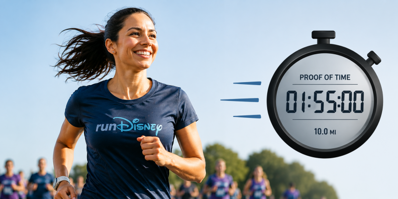 Proof of Time na runDisney: o que é a comprovação de tempo e quais são os prazos para 2026/2027