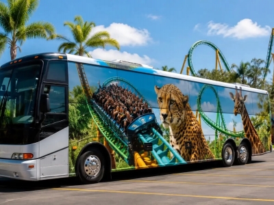 Transporte gratuito para o Busch Gardens Tampa volta a sair de Orlando; veja como reservar