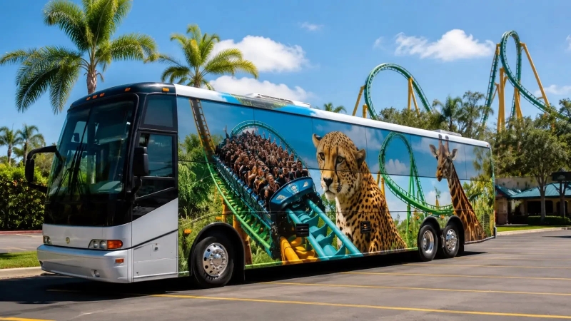 Transporte gratuito para o Busch Gardens Tampa volta a sair de Orlando; veja como reservar