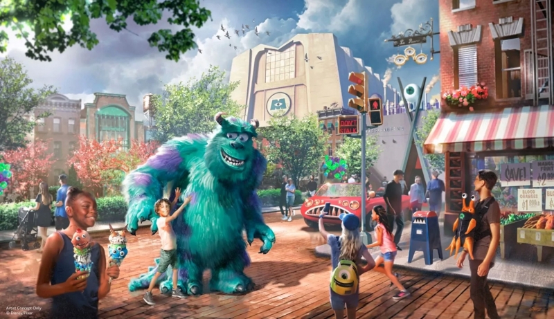 Monstropolis ganha novas atrações, restaurante e detalhes para 2027 no Hollywood Studios