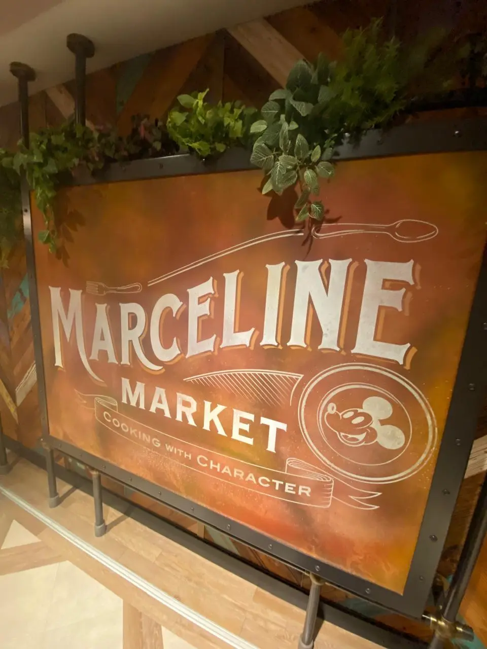 Entrada do Marceline Market a bordo do Disney Wish