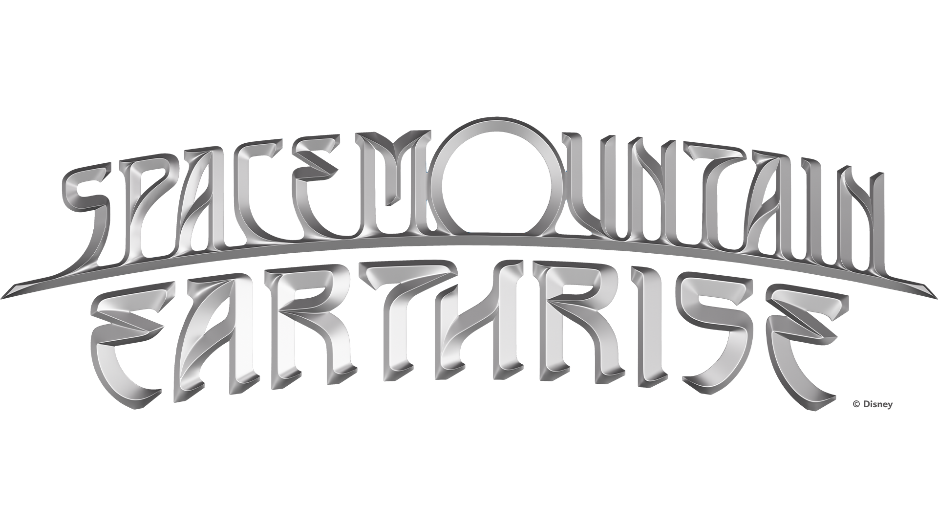 Logo de Space Mountain: Earthrise, nova atração do Tokyo Disneyland