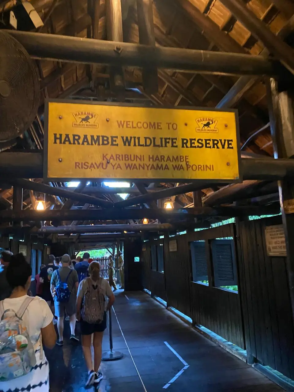 Entrada da Harambe Wildlife Reserve no Disney’s Animal Kingdom