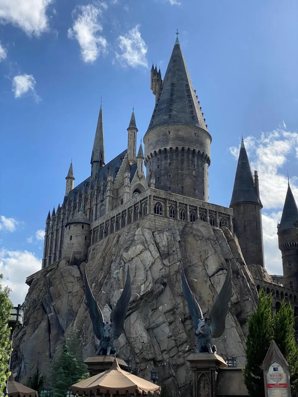 Castelo de Hogwarts em Hogsmeade no Universal Islands of Adventure em Orlando